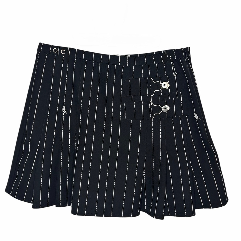 I.AM.GIA Black and White Striped Skirt